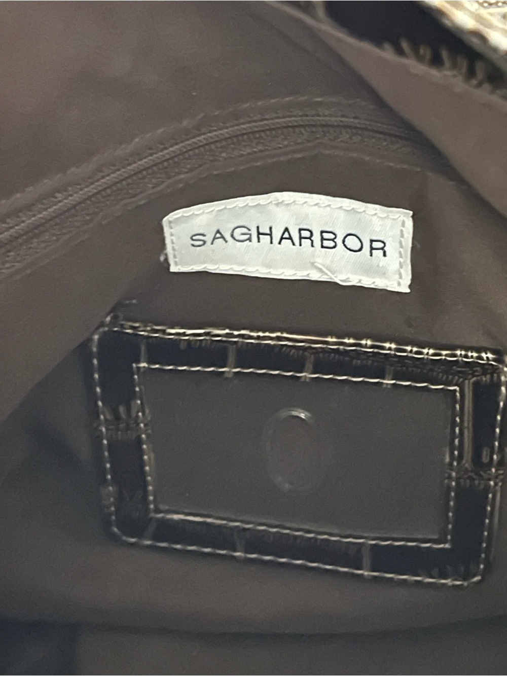Sag Harbor Shoulder Bag Faux Croc Embossed EUC - Picture 12 of 14
